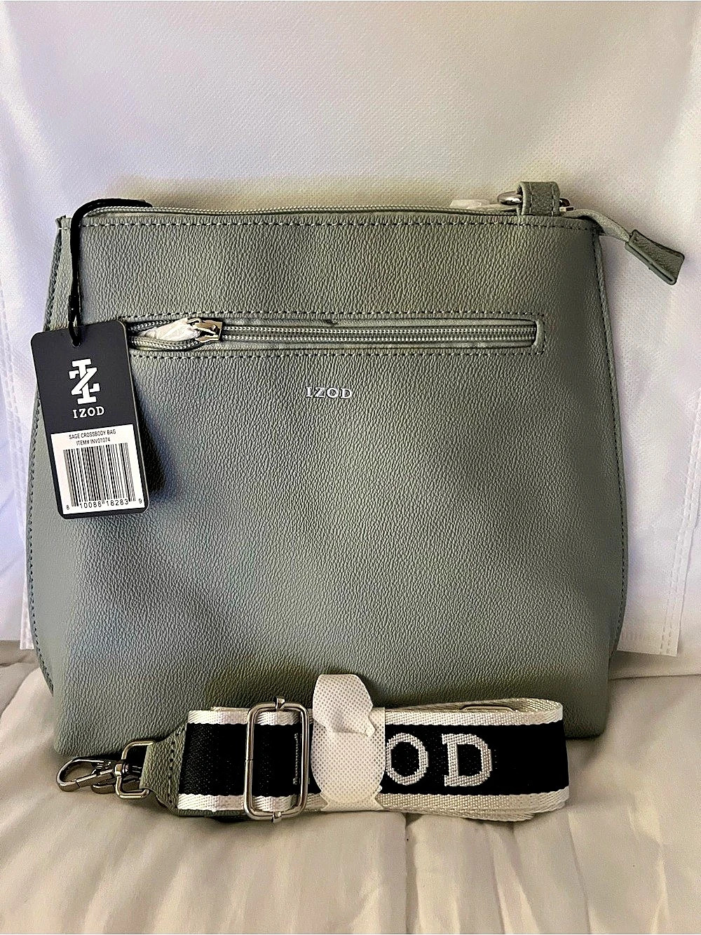 IZOD Sage Crossbody Bag Green